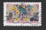 France timbre oblitr anne 2021 Motif Fleurs : Jacinthes et Crocus