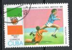 Cuba Yvert N2597 Oblitr 1985 Coupe du monde Mexico
