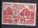 FRANCE 1948 - YT  818 - Nations Unies Palais de Chaillot 