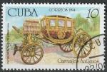 Timbre oblitr n 3365(Yvert) Cuba 1994 - Calche ancienne