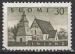 Finlande 1956; Y&T n 437; 30m, glise de Lammi