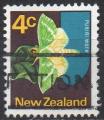 NOUVELLE ZELANDE N 513 o Y&T 1970-1971 Papillons (Puriri moth)