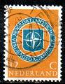 Pays-Bas Yvert N701 Oblitr 1959 10 anniversaire OTAN
