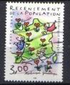 TIMBRE FRANCE 1999  yt 3223  RECENSEMENT DE LA POPULATION 	