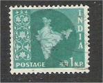 India - Scott 275  map / carte