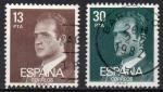 ESPAGNE N 2233 et 2234 o Y&T 1981 Juan Carlos 1er