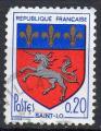 FRANCE N 1510 o Y&T 1966 Armoiries Saint L