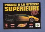 Carte publicit 1998 ( format CPM ) concours Lamborghini ( Nintendo ) automobile