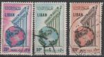 LIBAN N 125  127 o Y&T 1955 Baalbeck patrimoine Mondiale