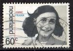 Pays-Bas 1980; Y&T n 1130; 60c, portrait d'Anne Frank