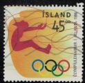 Islande 1996 Oblitr Used Jeux Olympiques Atlanta Saut en Longueur SU