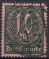 Allemagne : service n 30 oblitr anne 1922