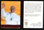 Mini Feuillet Extrait de l'Homlie lection du Pape Franois I Habemus Papam