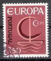 Portugal 1966; Y&T n 994; 3.50e, Europa brun