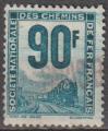 1944-47 CP 20 oblitr Petits Colis SNCF 90F bleu-vert fonc cote 29