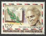 Haute-Volta 1977; Y&T n 430; 125F prix Nobel de littrature; B Russel