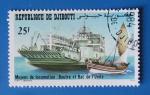 Djibouti 1982 - Nr 555 - Moyens de Locomotion Boutre et Bac de l'Unit (obl)