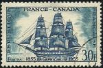 Francia 1955.- Amistad Franco-Canadiense. Y&T 1035. Scot 773. Michel 1061.