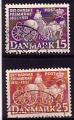 Danemark 1951  Y&T  341-342  oblitrs