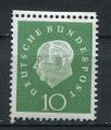 Timbre ALLEMAGNE RFA 1959  Neuf ** N 174  Y&T   