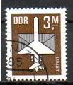 Allemagne RDA Yvert PA N13 Oblitr Avion stylis 1984