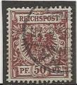 ALLEMAGNE EMPIRE  ANNEE 1889-1900   Y.T N50 OBLI 