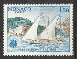 Monaco 1979;  Y&T n 1187a **; 1,50 F Europa, bateau, (dent13 x 12.5)
