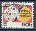 Timbre TCHECOSLOVAQUIE  1985   Obl   N 2638  Y&T  