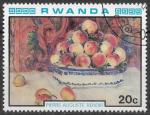 RWANDA - 1980 - Yt n 949 - Ob - Tableau de Renoir