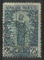 Congo 1907; Y&T n 55; 25c, bleu & vert
