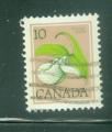 Canada 1977 Y&T 630 oblitr Fleur Cypripde