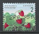 CANADA - 1992 - Yt n 1263 - Ob - Baies sauvages : fraise des bois
