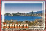 Espagne - Benidorm : Golfe et plage de Poniente - Carte postale crite  TBE