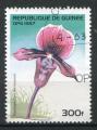 Timbre de Rpublique de GUINEE 1997  Obl  N 1101  Y&T  Fleurs Orchides