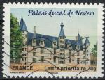 FRANCE Oblitr Carnet Chteaux et demeures historiques Palais Ducal de Nevers 