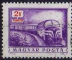 Hongrie 1973 - Timbre-taxe, train (loco & wagon) de messagerie, 2 Ft - YT T240 