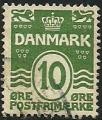Dinamarca 1921-30.- Cifra. Y&T 137. Scott 94. Michel 120.