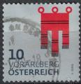 Autriche 2018 Oblitr Used Coat of Armes Armoiries Vorarlberg SU