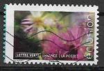 2019 FRANCE Adhesif 1716 oblitr,fleur, closion, piquage dcal