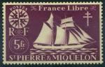 France, Saint Pierre et Miquelon : n 307 xx anne 1942