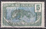 CONGO N 51 de 1907 oblitr