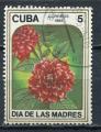 Timbre  CUBA  1985  Obl  N  2627   Y&T   Fleurs Dahlia