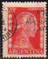 Argentine 1952 - Eva Peron, 20 centavos, rouge - YT 520 