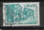 France N 1749 journe du timbre  relais de poste 1973
