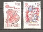 	 FRANCE 1980 Y T N 2085/2086 neuf**
