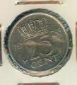 Pice Monnaie Pays Bas  25 Cents 1976  pices / monnaies