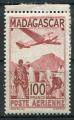 Timbre Colonies Franaises MADAGASCAR  PA  1944  Obl  N 62  Y&T  Avion