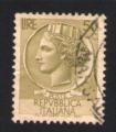Italie 1958 Oblitr rond Used Stamp Coin Monnaie de Syracuse 50 lire