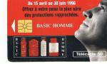 TELECARTE  F 636 970 BASIC HOMME