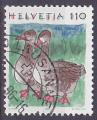 Timbre oblitr n 1491(Yvert) Suisse 1995 - Oiseaux, oies